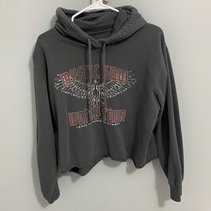 Hollister cropped hoodie